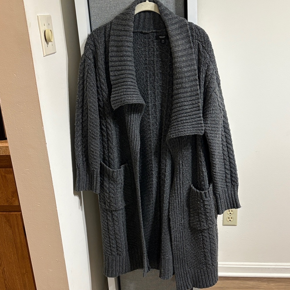 Simply Vera Vera Wang Charcoal Cardigan